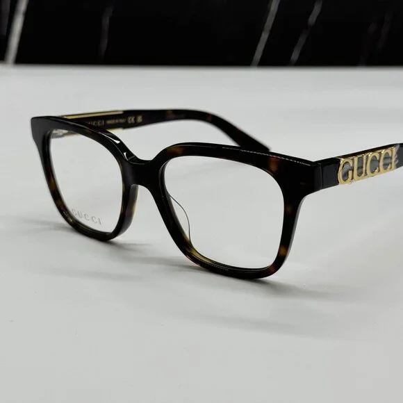 NEW GUCCI GG1192O 002 HAVANA WOMEN EYEGLASSES GUCCI - Picture 7 of 10